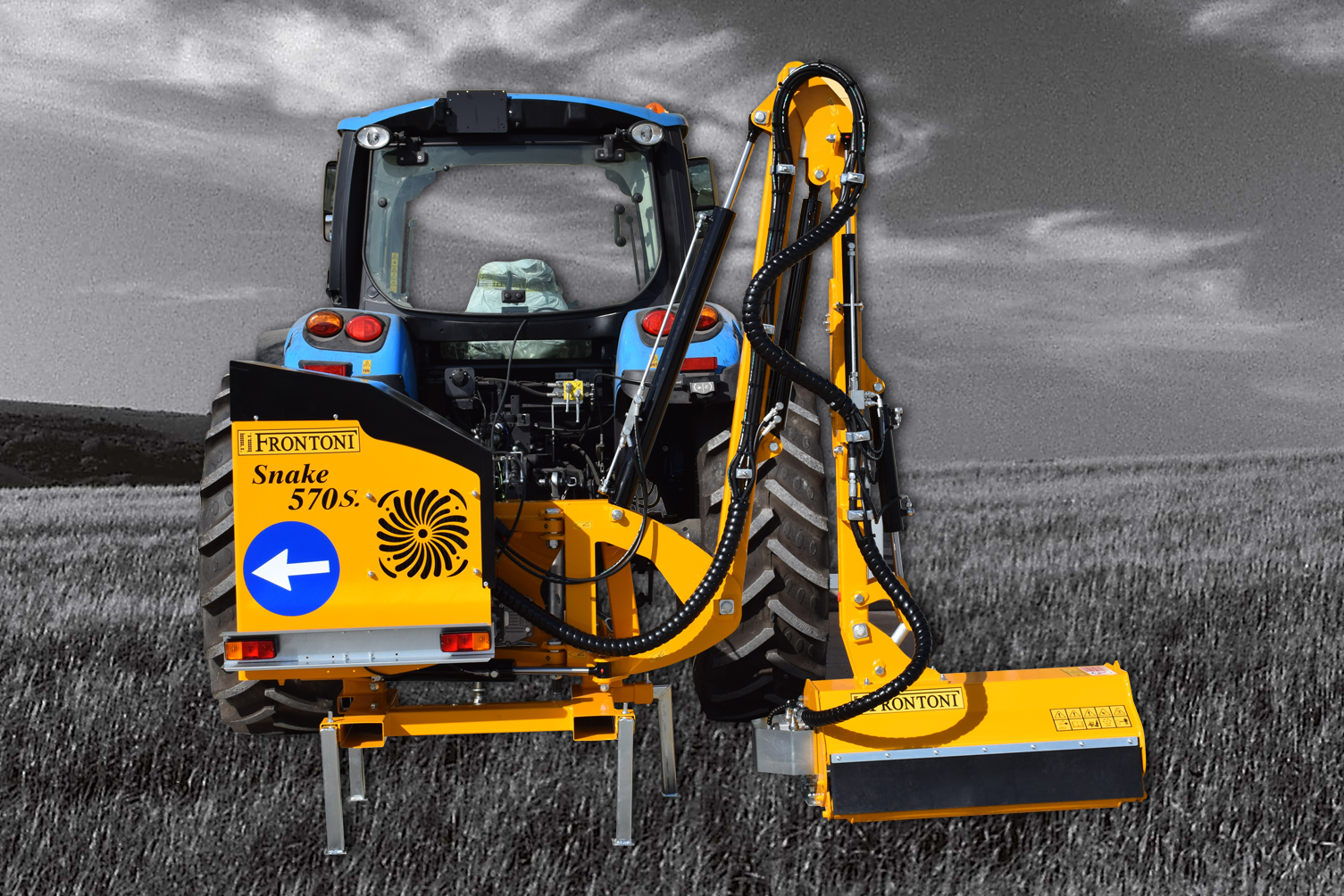Débroussailleuse hydraulique SNAKE pour tracteurs de 60 à 90 Cv — vignette 3