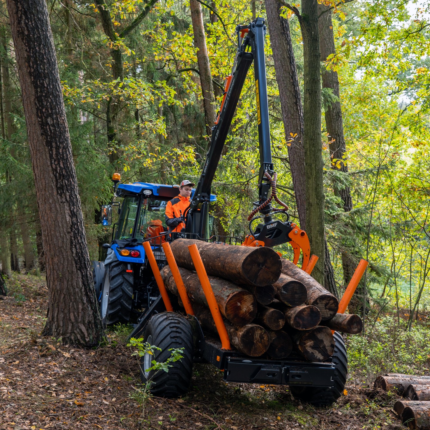 Remorque BMF 6T2 + grue BMF 430 — vignette 4