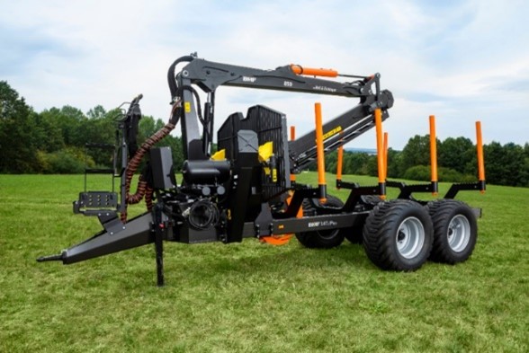 Remorque BMF 14T2 + grue BMF 750 hp — vignette 3