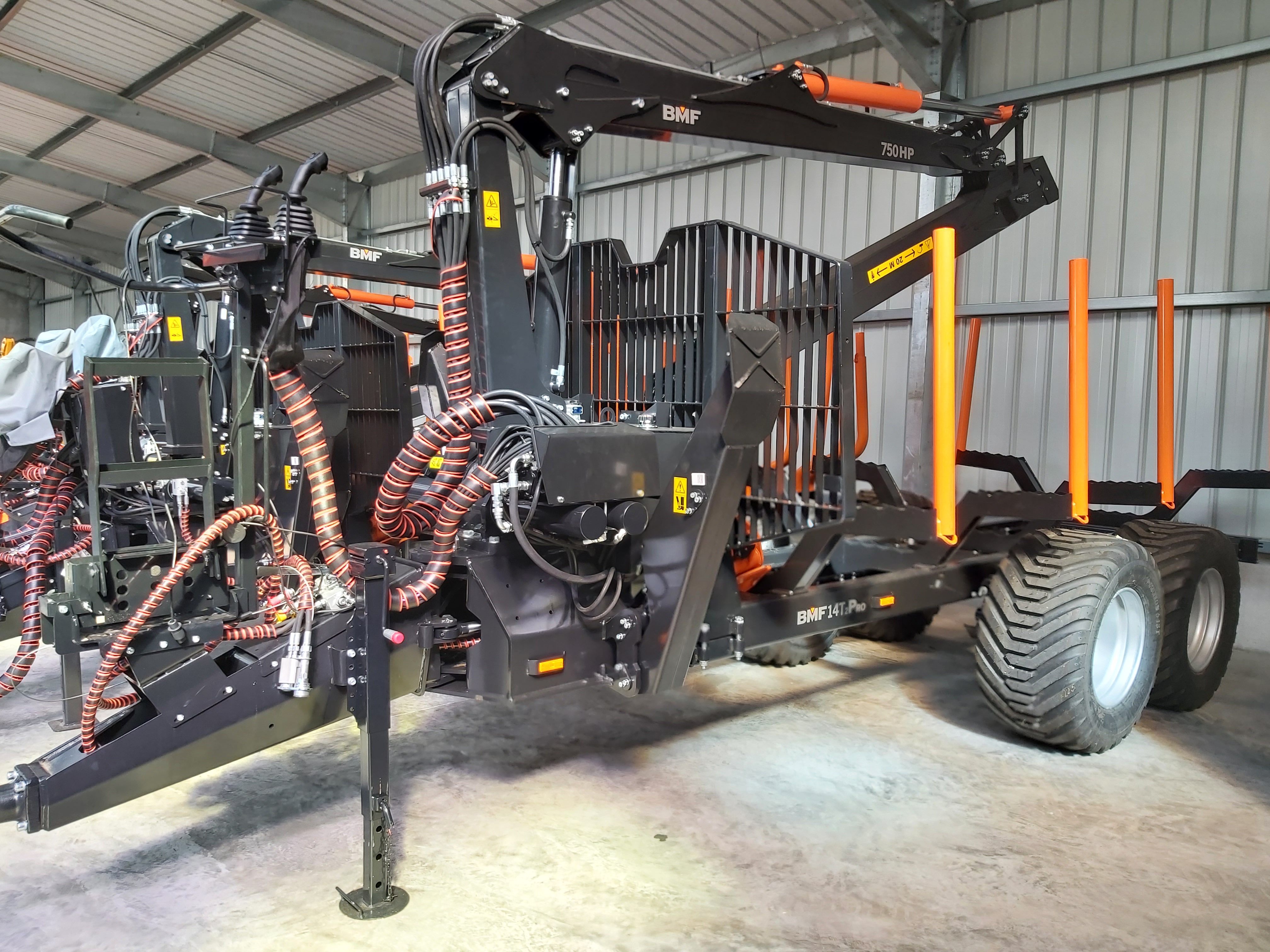 Remorque BMF 14T2 + grue BMF 750 hp — vignette 5