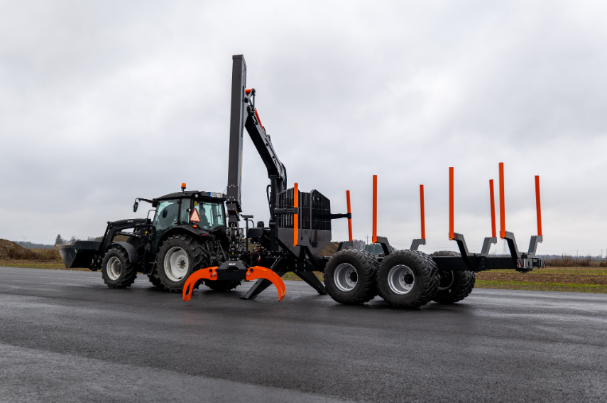 Remorque BMF 18T1 + Grue BMF 1000HD