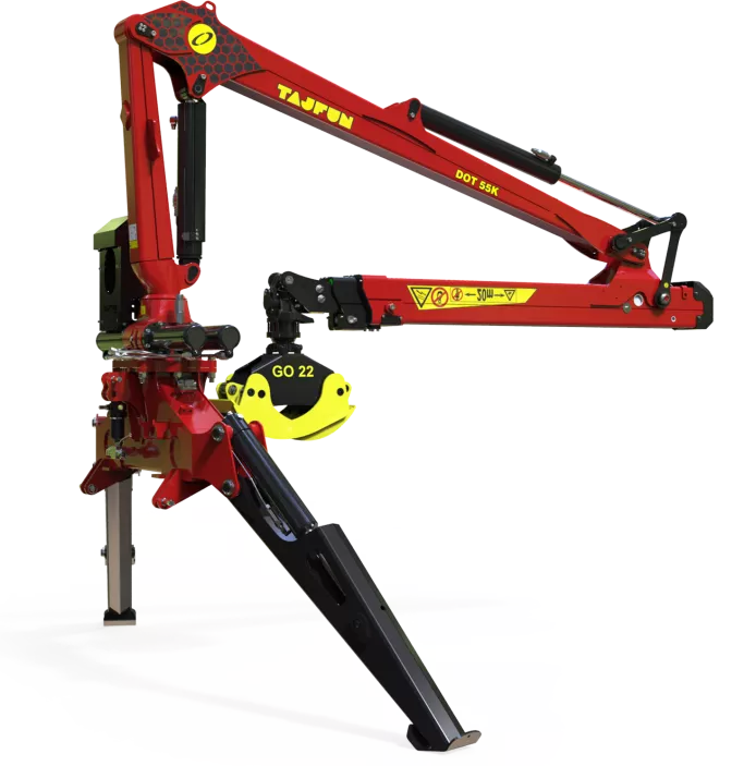 Grue forestière TAJFUN DOT 55 K 85 avec attache 3 points