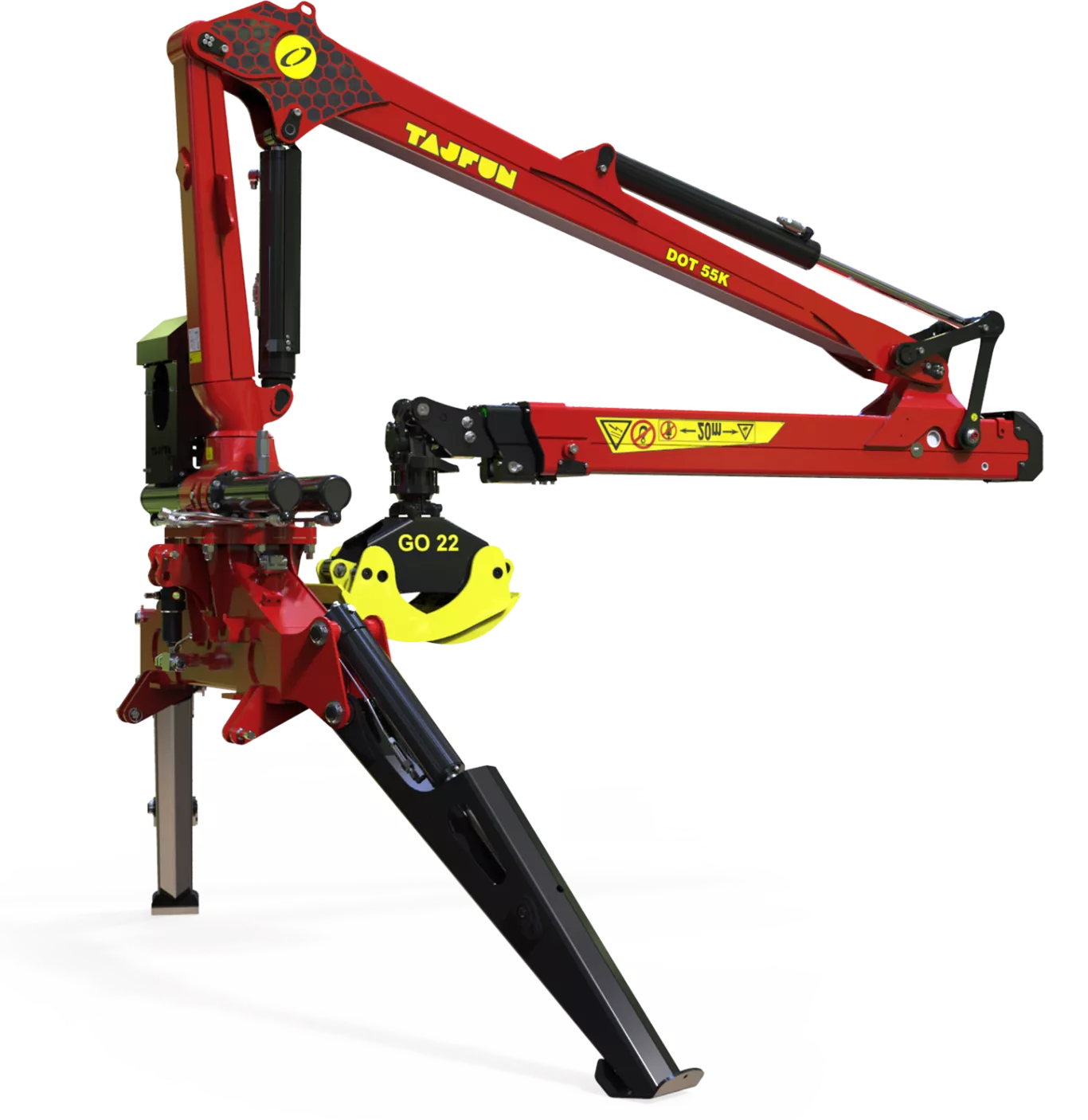 Grue forestière TAJFUN DOT 55 K 85 avec attache 3 points — vignette 3