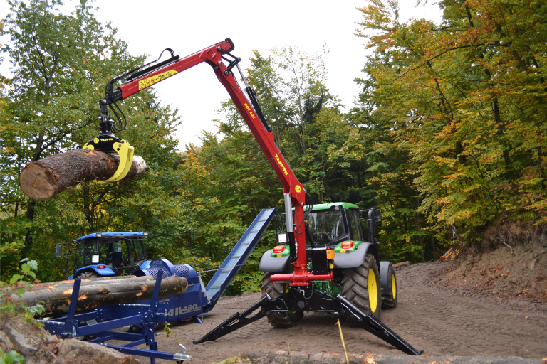 Grue forestière  TAJFUN DOT 50 K avec attache 3 points — vignette 3
